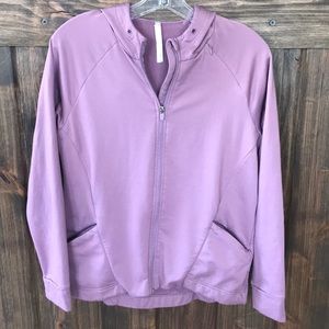 *4/$25* Fabletics lavender warm up jacket